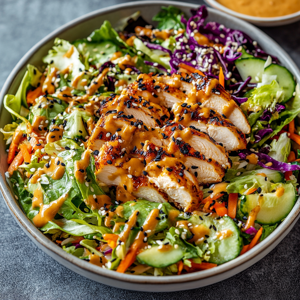 Asian Sesame Chicken Salad: A Fresh and Flavorful Light Meal